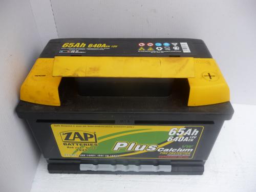 Autobaterie ZAP PLUS VW AUDI 12V 65 Ah  640 A