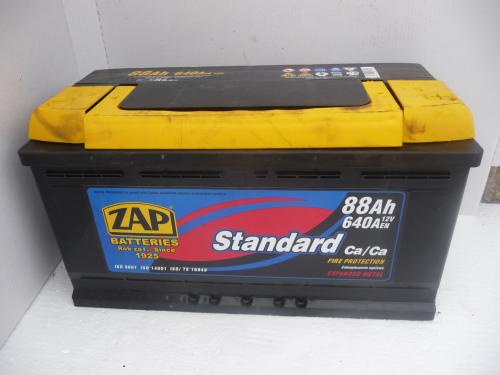 Autobaterie ZAP STANDART 12V 88 Ah 640 A