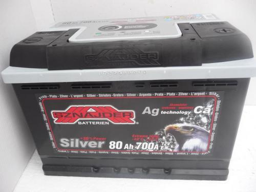 Autobaterie SZNAJDER SILVER 12V 80 Ah 700 A