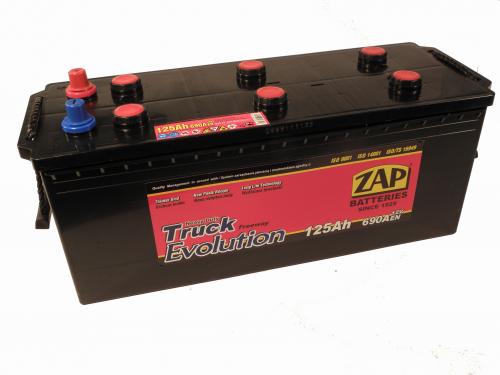 Autobaterie ZAP TRUCK FREEWAY HD 12V 125 Ah 690 A